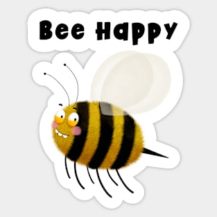 Bee Happy Sticker